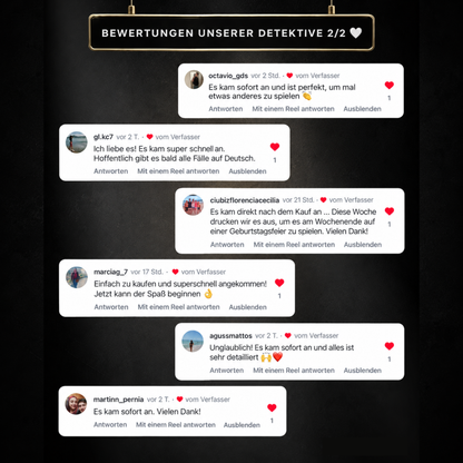 3 FÜR 1: 3 DETEKTIVFÄLLE ⏳ NUR HEUTE